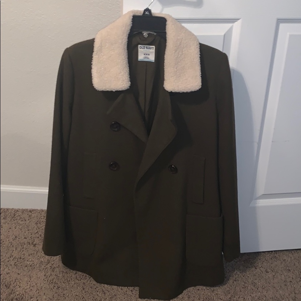 Olive Green Coat 🧥